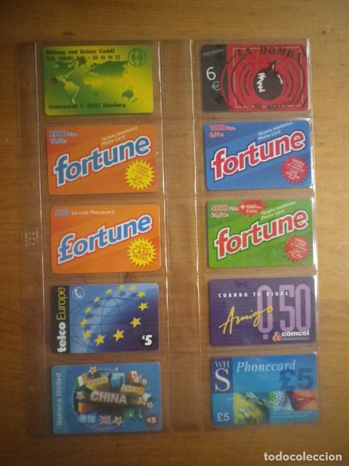Cartes T&eacute;l&eacute;phoniques de collection: 10 TARJETAS TELEFONO PREPAGO
