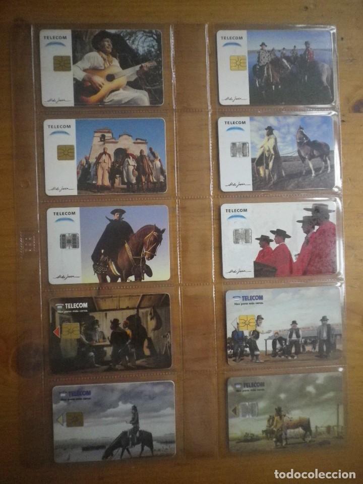 Tarjetas telef&oacute;nicas de colecci&oacute;n: 10 TARJETAS TELEFONO GAUCHOS