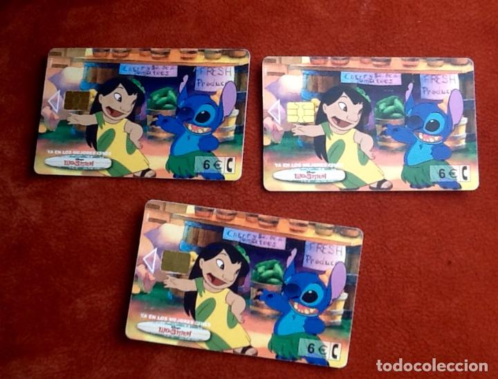 Cartes T&eacute;l&eacute;phoniques de collection: 3 TARJETAS TELEFONICAS. DISNEY. EL ENVIO ESTA INCLUIDO.