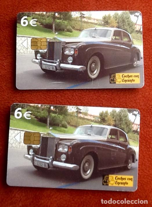 Cartes T&eacute;l&eacute;phoniques de collection: 2 TARJETAS TELEFONICAS . ROLLS ROYCE.. .. EL ENVIO ESTA INCLUIDO.