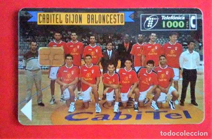 Sammlung von Telefonkarten: 1 TARJETA TELEF&Oacute;NICA USADA - CABITEL GIJ&Oacute;N BALONCESTO - 1000 PTAS