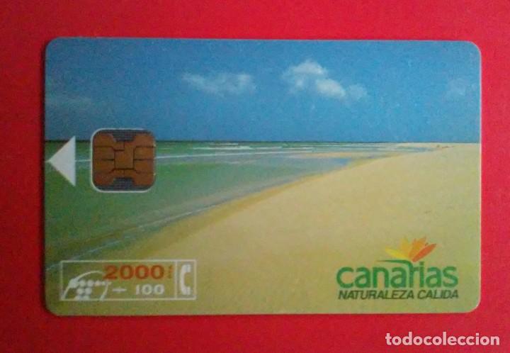 Sammlung von Telefonkarten: 1 TARJETA TELEF&Oacute;NICA USADA - CANARIAS, NATURALEZA C&Aacute;LIDA