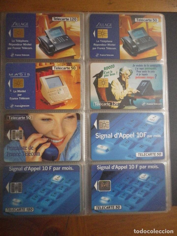 Tarjetas telef&oacute;nicas de colecci&oacute;n: 8 TARJETAS TELEFONICAS FRANCIA TELEFONOS