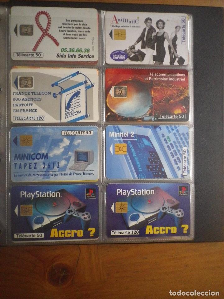 Tarjetas telef&oacute;nicas de colecci&oacute;n: 8 TARJETAS TELEFONICAS FRANCIA