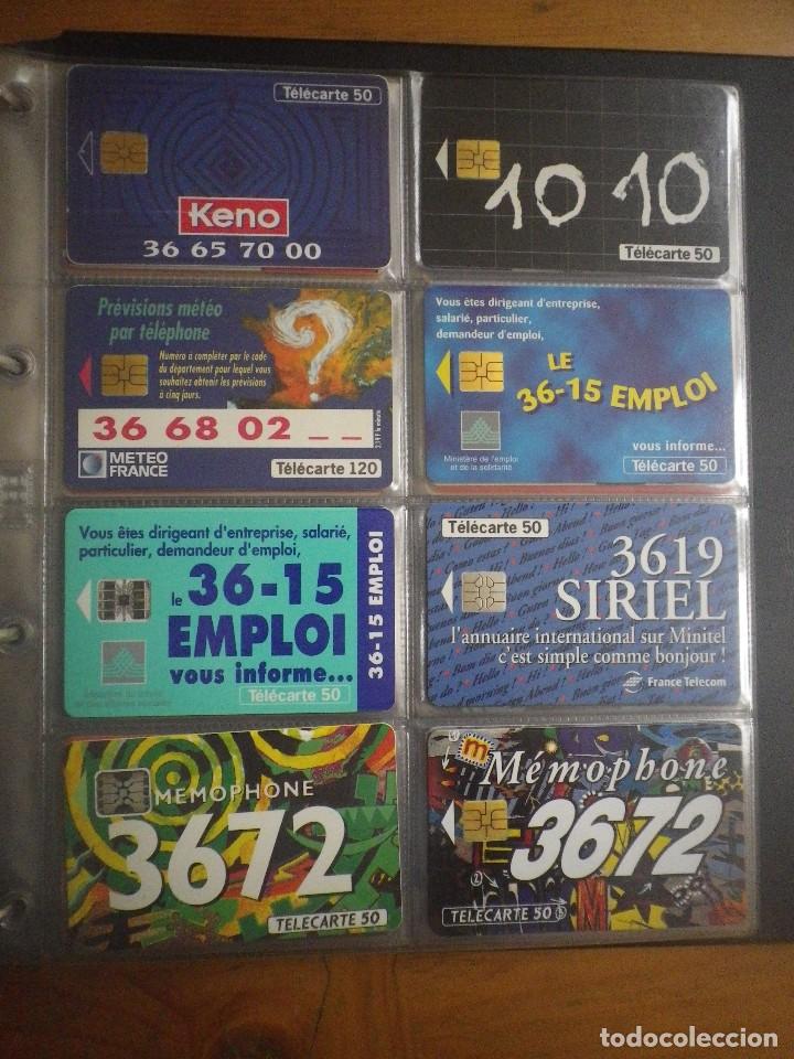 Tarjetas telef&oacute;nicas de colecci&oacute;n: 8 TARJETAS TELEFONICAS FRANCIA