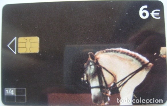 Tarjetas telef&oacute;nicas de colecci&oacute;n: B ... CABALLO - PUZLE 1/4 - USADA DE 1&ordf; CALIDAD - A 367