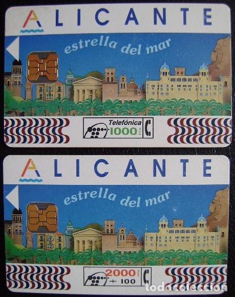 Tarjetas telef&oacute;nicas de colecci&oacute;n: ALICANTE SERIE 1000 Y 2000 PTS - CP 24/25 - USADAS 1&ordf; CALIDAD   - A 407