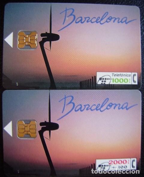 Tarjetas telef&oacute;nicas de colecci&oacute;n: BARCELONA SERIE 1000 Y 2000 PTS - CP 30/31 - USADAS 1&ordf; CALIDAD   - A 408