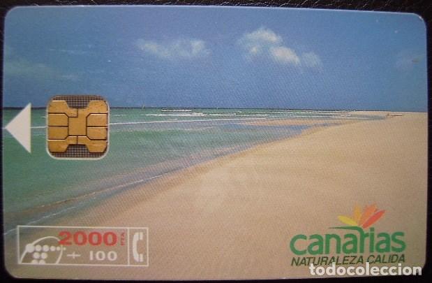 Tarjetas telef&oacute;nicas de colecci&oacute;n: CANARIAS 2000 PTS - CP 36 - USADA 1&ordf; CALIDAD   - A 410