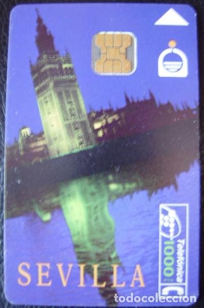 Tarjetas telef&oacute;nicas de colecci&oacute;n: SEVILLA DE 1000 PTS - CP 55 - USADA 1&ordf; CALIDAD - A 417