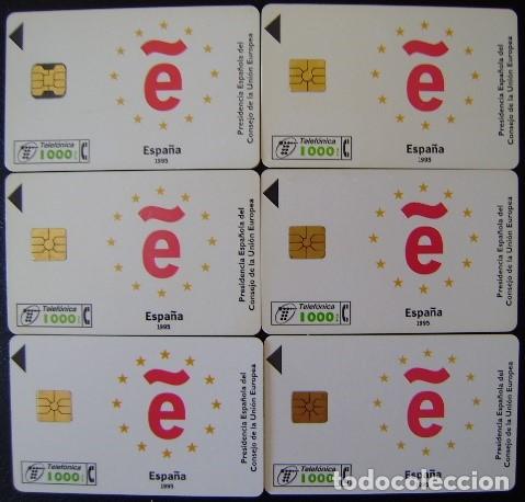 Tarjetas telef&oacute;nicas de colecci&oacute;n: LOTE 6 TARJETAS CP71 - F3+F4+F5 N&ordm; LASER -- F4+F5+F6 N&ordm; NEGROS -USADAS 1&ordf; CALIDAD - A 432