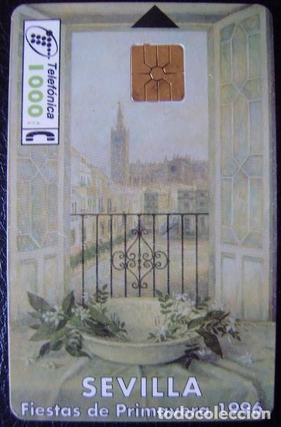 Tarjetas telef&oacute;nicas de colecci&oacute;n: FIESTA PRIMAVERA SEVILLA - CP 78/A - USADA 1&ordf; CALIDAD - A 441