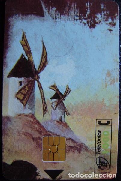 Tarjetas telef&oacute;nicas de colecci&oacute;n: CERVANTE LOS MOLINOS - CP 102 - USADA 1&ordf; CALIDAD  A 457