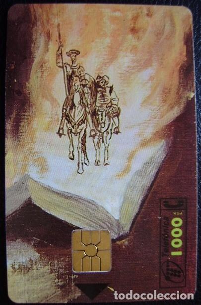 Tarjetas telef&oacute;nicas de colecci&oacute;n: PUZLE DE CERVANTE - LIBRO - CP 107 - USADA 1&ordf; CALIDAD - A 461