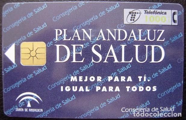 Tarjetas telef&oacute;nicas de colecci&oacute;n: PLAN ANDALUZ DE SALUD - CP 131 - USADA 1&ordf; CALIDAD - A 473