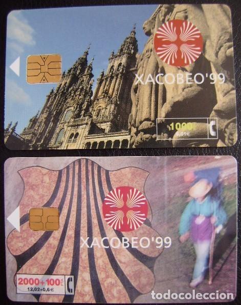 Tarjetas telef&oacute;nicas de colecci&oacute;n: XACOBEO 99 - SERIE CP 145 / 146 - USADAS DE 1&ordf; CALIDAD - A 479