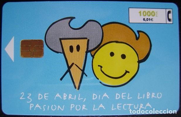 Tarjetas telef&oacute;nicas de colecci&oacute;n: DIA DEL LIBRO - CP 152- USADA DE 1&ordf; CALIDAD  - A 482