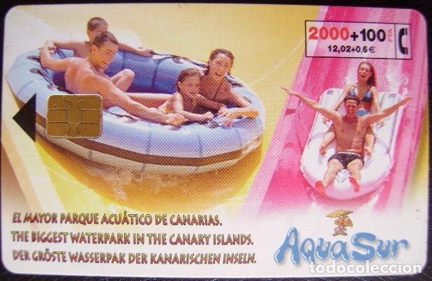 Tarjetas telef&oacute;nicas de colecci&oacute;n: PARQUE ACUATICO AGUA SUR - CP 188 - USADA 1&ordf; CALIDAD - A 499