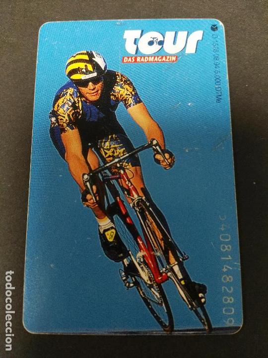 Tarjetas telef&oacute;nicas de colecci&oacute;n: ALEMANIA. TARJETA TELEFONICA. DEPORTES. CICLISMO. REVISTA TOUR. USADA