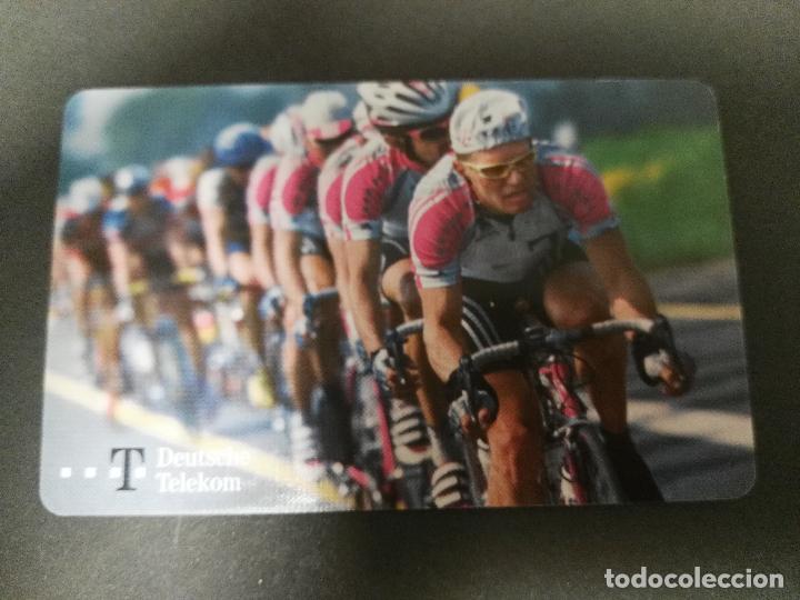 Tarjetas telef&oacute;nicas de colecci&oacute;n: ALEMANIA. TARJETA TELEFONICA. DEPORTES. CICLISMO. EQUIPO TEAM TELEKOM. USADA DE 12 DM