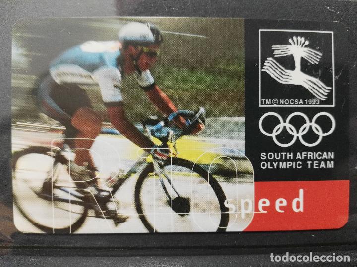 Tarjetas telef&oacute;nicas de colecci&oacute;n: SUDAFRICA. TARJETA TELEFONICA. DEPORTES. CICLISMO. EQUIPO OLIMPICO