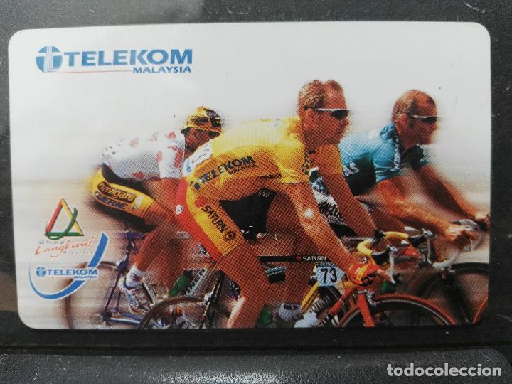 Tarjetas telef&oacute;nicas de colecci&oacute;n: MALAYSIA. TARJETA TELEFONICA. DEPORTES. CICLISMO. TOUR DE LANGKAWI 2000. USADA DE 20RM