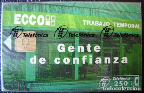 Sammlung von Telefonkarten: ECCO TRABAJO TEMPORAL - P 139 - USADA 1&ordf; CALIDAD - A550