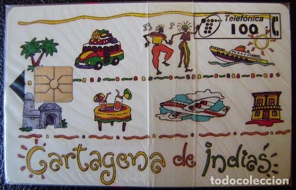 Sammlung von Telefonkarten: CARTAJENA DE INDIAS - P 153 - USADA 1&ordf; CALIDAD - A556
