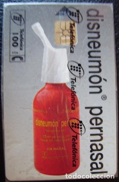 Sammlung von Telefonkarten: DISNEUMON PERNASAL 11/95 - P 158 - USADA 1&ordf; CALIDAD - A558