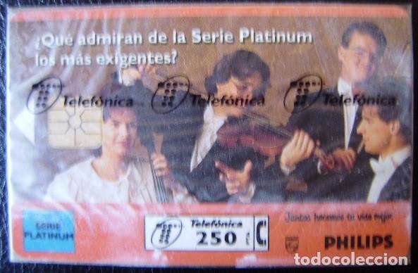 Sammlung von Telefonkarten: PHILPS MUSICA - P 204 - USADA 1&ordf; CALIDAD - A578