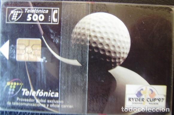 Sammlung von Telefonkarten: RIDER CUP 97 - P 278 - USADA 1&ordf; CALIDAD - A605