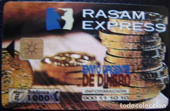 Sammlung von Telefonkarten: RASAM EXPRES - P 309 - USADA 1&ordm; CALIDAD - A621