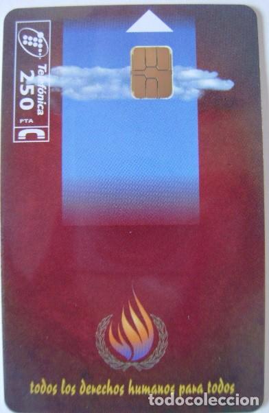 Sammlung von Telefonkarten: 50 ANIV. DERECHOS HUMANOS - P 350 - USADA 1&ordf; CALIDAD - A631