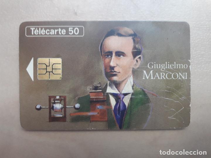 Sammlung von Telefonkarten: TARJETA TELEFONICA TELECARTE 50 FRANCE TELECOM MARCONI 1993 USADA