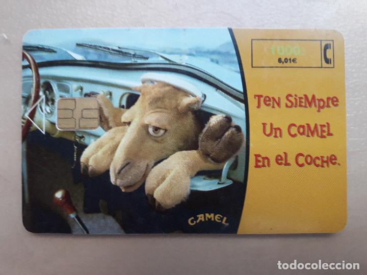 Sammlung von Telefonkarten: TARJETA TELEFONICA CABITEL PUBLICIDAD TABACO CAMEL ANIMALES CAMELLO 1999 USADA