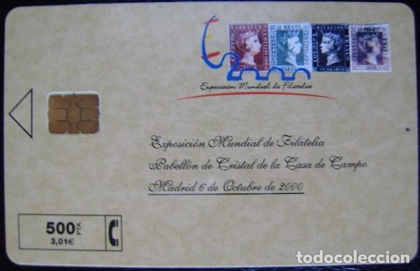 Tarjetas telef&oacute;nicas de colecci&oacute;n: EXPOSICION MUNDIAL FILATELIA - P 443 - USADA 1&ordf; CALIDAD - A660