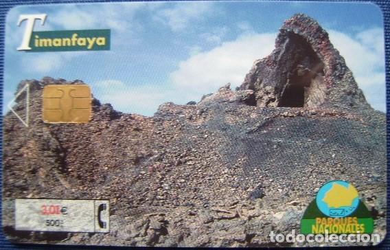 Tarjetas telef&oacute;nicas de colecci&oacute;n: PARQUES NACIONALES - TIMANFAYA - P 482 - USADA 1&ordf; CALIDAD  - A673