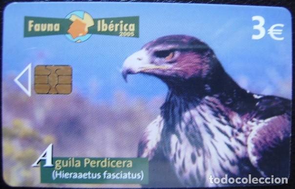 Sammlung von Telefonkarten: FAUNA IBERICA - AGUILA PERDICERA - USADA 1&ordf; CALIDAD - A693