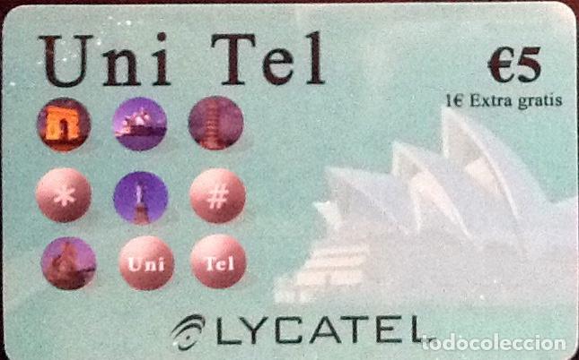 Tarjetas telef&oacute;nicas de colecci&oacute;n: TARJETA UNITEL 5&euro; - Foto 1