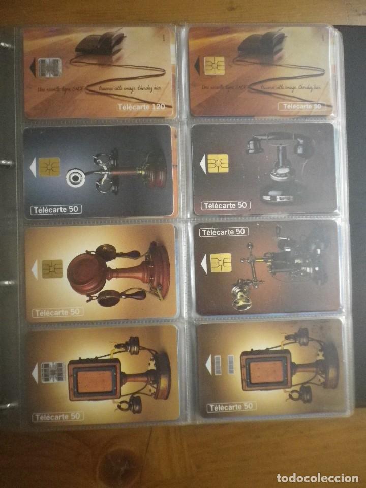 Sammlung von Telefonkarten: 8 TARJETAS TELEFONICAS DE FRANCIA TELEFONOS ANTIGUOS