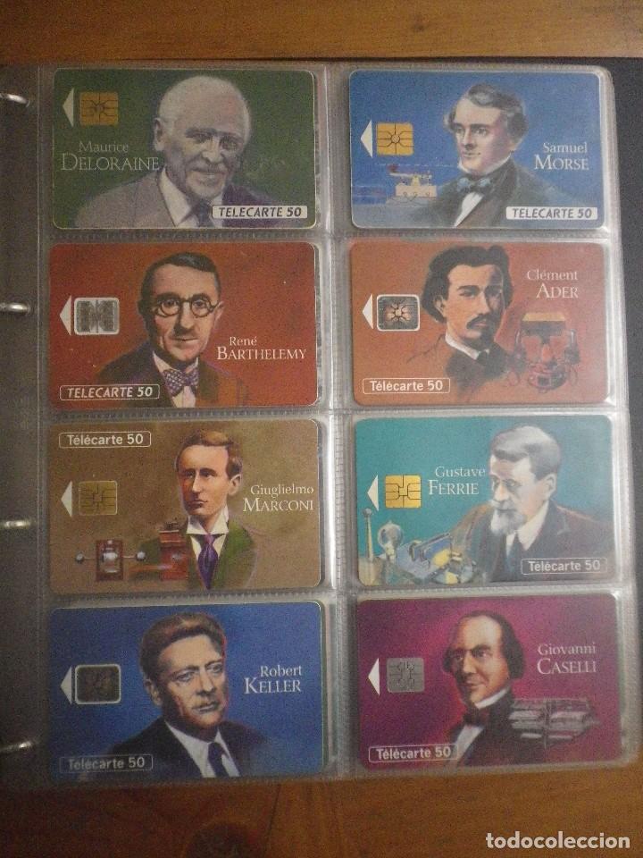 Sammlung von Telefonkarten: 8 TARJETAS TELEFONICAS DE FRANCIA PERSONAJES ILUSTRES