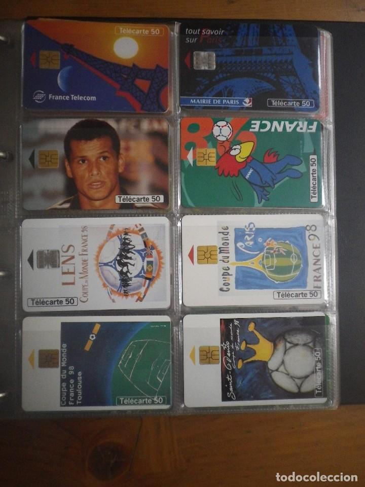 Sammlung von Telefonkarten: 8 TARJETAS TELEFONICAS DE FRANCIA FUTBOL