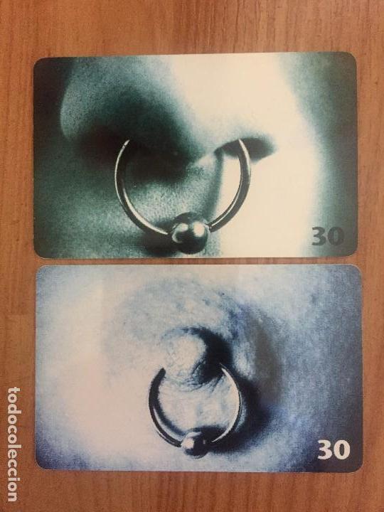 Tarjetas telef&oacute;nicas de colecci&oacute;n: 2 TARJETAS PIERCING - Foto 1