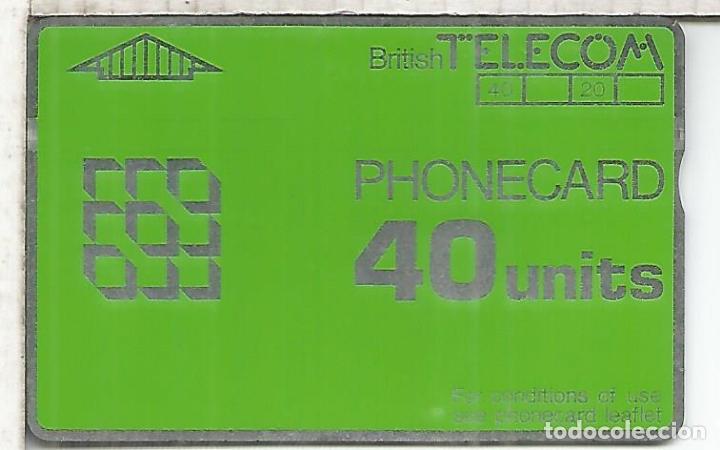 Tarjetas telef&oacute;nicas de colecci&oacute;n: REINO UNIDO BRITISH TELECOM PHONECARD 40