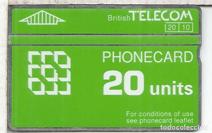 Tarjetas telef&oacute;nicas de colecci&oacute;n: REINO UNIDO BRITISH TELECOM PHONECARD 20