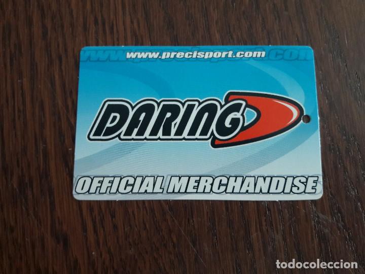 Collection telephone cards: tarjeta, etiqueta daring, official merchandise.