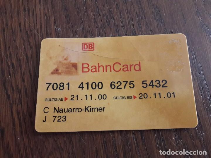 Tarjetas telef&oacute;nicas de colecci&oacute;n: tarjeta visa Bahn Card - Foto 1