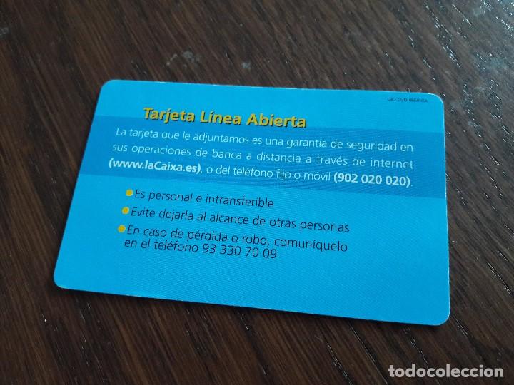Tarjetas telef&oacute;nicas de colecci&oacute;n: tarjeta linea abierta de la caixa - Foto 2