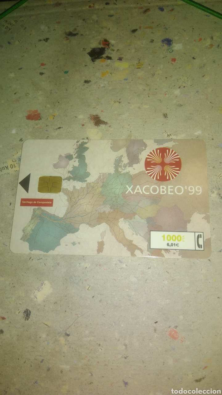 Collection telephone cards: Tarjeta telefonica. XACOBEO 99. Tirada 500.000