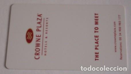 Collection telephone cards: TARJETA LLAVE DE HOTEL - HOTEL KEY CARDS